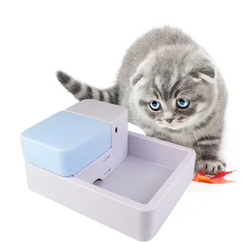 

Eleoption 1.8L LED Automatic Cat Dog Water Drinking Pet Fountain Pet Bowl Drink Dish Filter