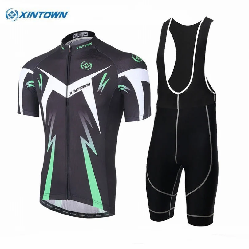 2017 XINTOWN Pro mtb велосипед Джерси нагрудник шорты Наборы для мужчин езда на