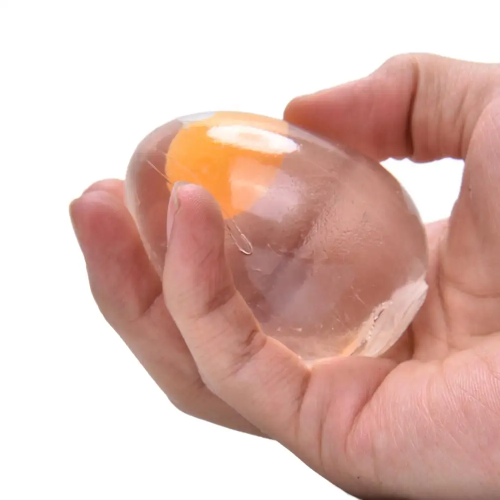 

1Pc Fun Unbreakable Splat Eggs Anti Stress Ball Venting Balls Novelty Squeeze Stresses Reliever Toys Christmas Antistress gifts