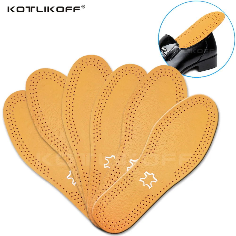 3mm Ultra Thin Leather Insoles Breathable Deodorant Latex Instantly