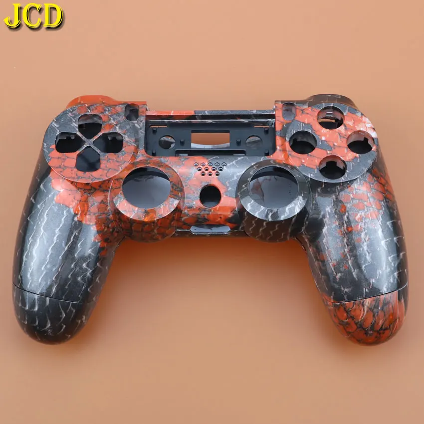 Пластиковый твердый чехол JCD для контроллера PS4 передняя задняя верхняя нижняя