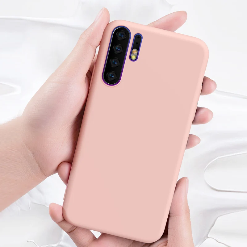 Жидкий силиконовый чехол для huawei P30 Pro, однотонный чехол для huawei P30 Lite P 30 Pro 30Pro 30 Lite P30pro