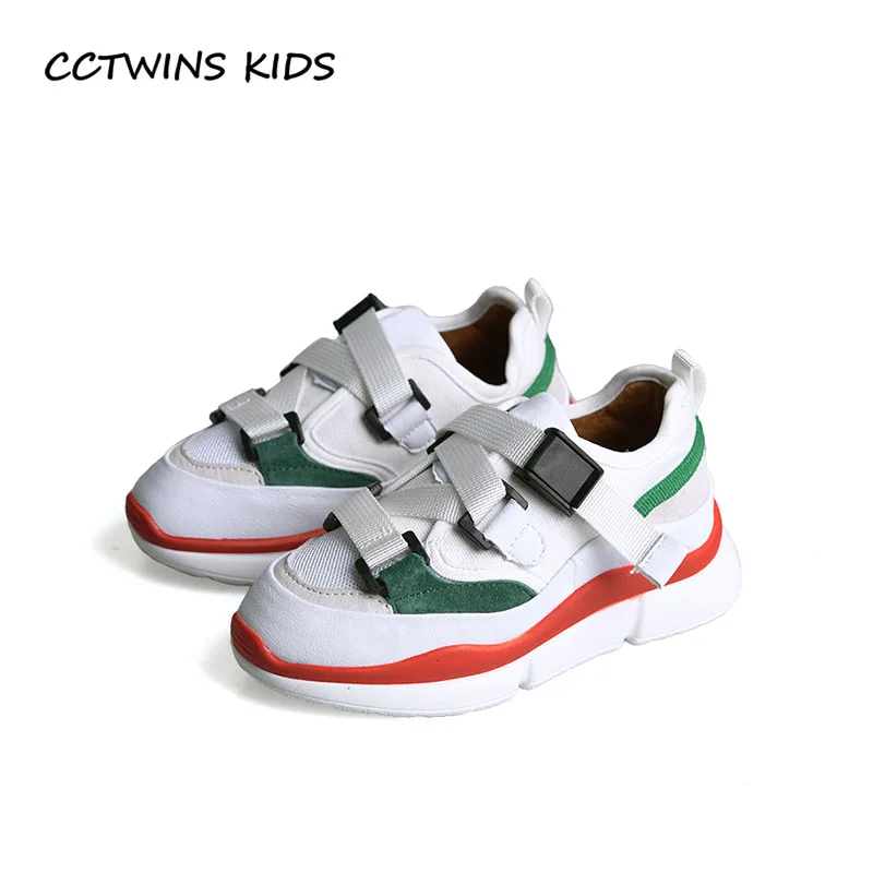 

CCTWINS KIDS 2018 Autumn Children Pu Leather Trainer Boy Fashion Sport Sneaker Baby Girl Brand Casual Shoe Toddler FC2354