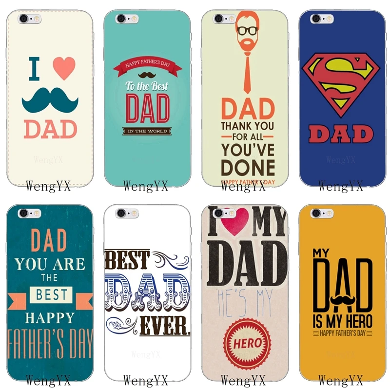 

The Best Dad Soft phone case For Huawei P20 mate 20 pro lite Y6 Y7 Y9 prime 2018 2019 Honor 7A 8C 8X 9 10