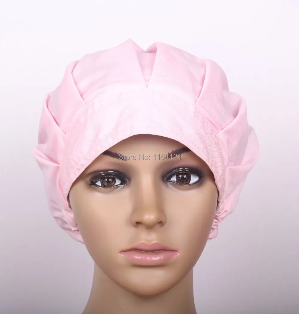 2017 Real Hospital Lab Coat Jalecos Surgical Cap for Long Hair Doctors