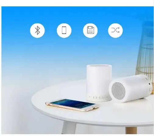 Kuliai ночник с bluetooth динамиком портативный беспроводной динамик SHAVA сенсорный