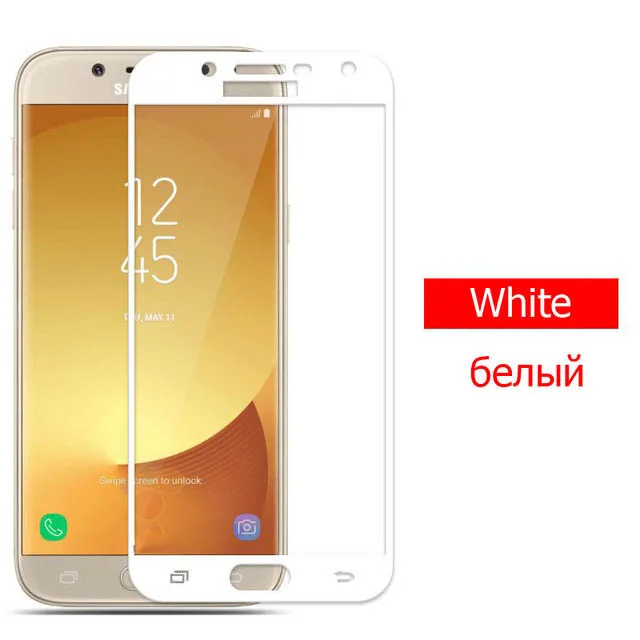 J7 9H Full Cover Tempered Glass For Samsung Galaxy J7 Neo J701 J701M Glass J7 CORE J701F/DS J700 J701FZ Screen Protector Film