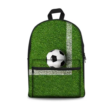 

ThiKin New Mochila Soccer Printed Canvas Bag Casual Sports Training Backpack Mochila Mujer Sac a dos School Bags For Teenagers