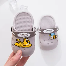 Cheap Baby Girl Cartoon Toddler Beach Water Garden Slippers Kids Boy Garden Shoes Children Summer Flip Flops Indoor Cute Sandals 1#D50