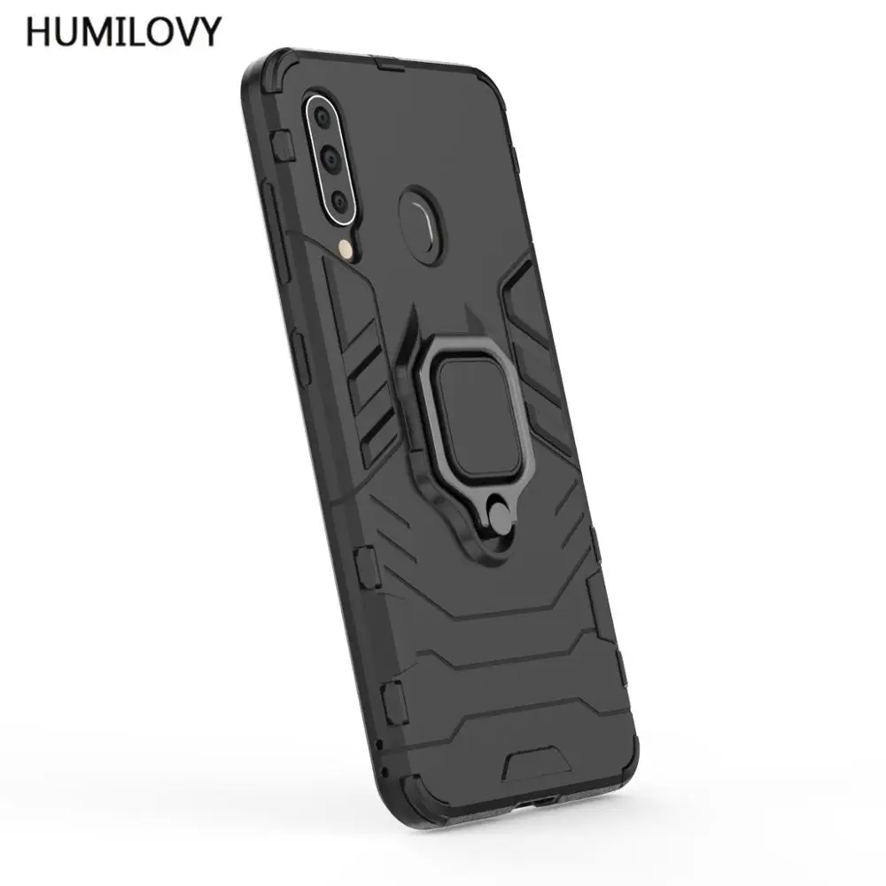 For Cover Samsung Galaxy A60 Case Ring Holder Armor Bumper Phone Case For Samsung Galaxy A60 Cover For Samsung A60 A606 Capa