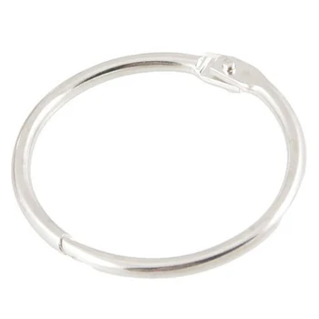 

Affordable 5x Keyring Book Binder Loose Leaf Ring Stacking Silver