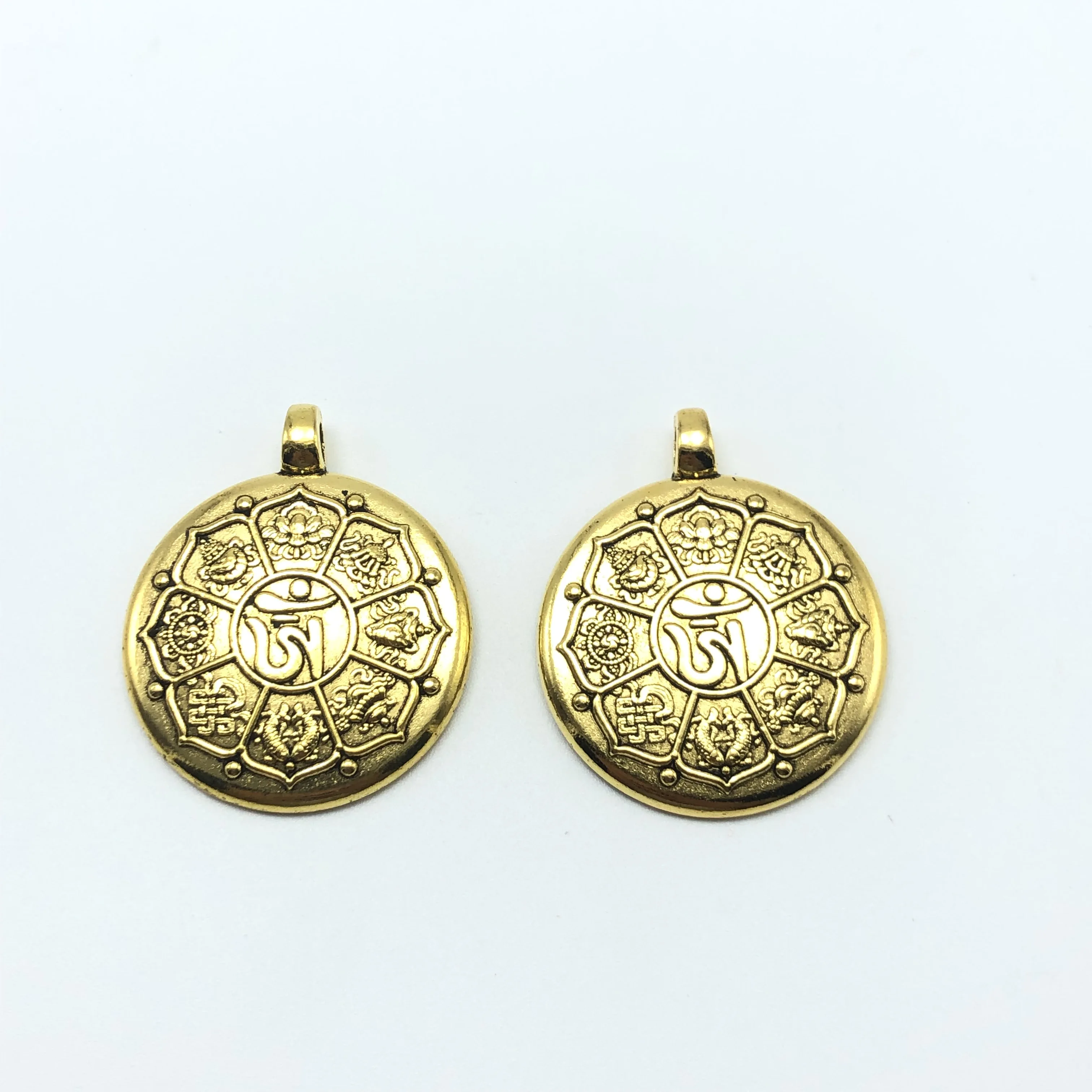 

3pcs Turkey logo pendant disc accessories diy handmade necklace pendant 32mm*39mm