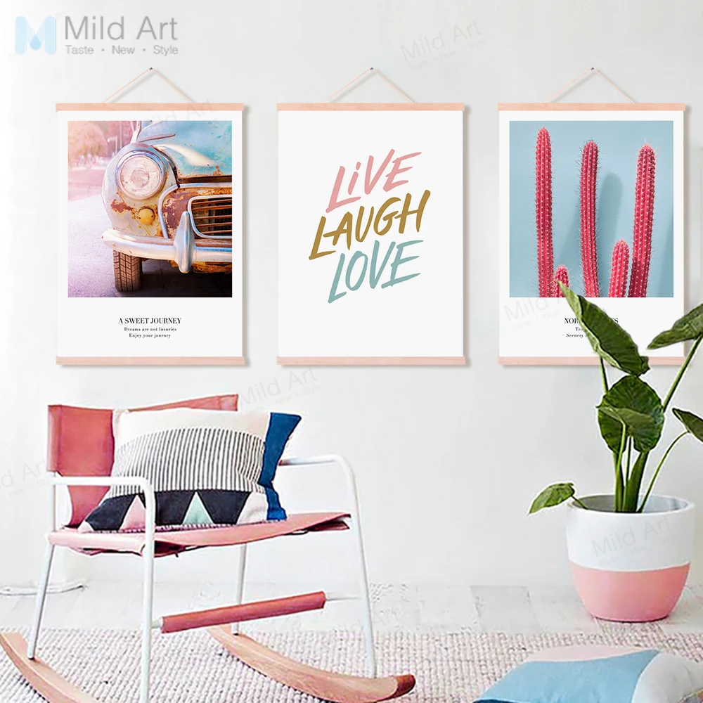 

Ballon Sky Wheel Travel Photos Love Quotes Wooden Framed Poster Prints Nordic Wall Art Picture Home Decor Canvas Painting Scroll