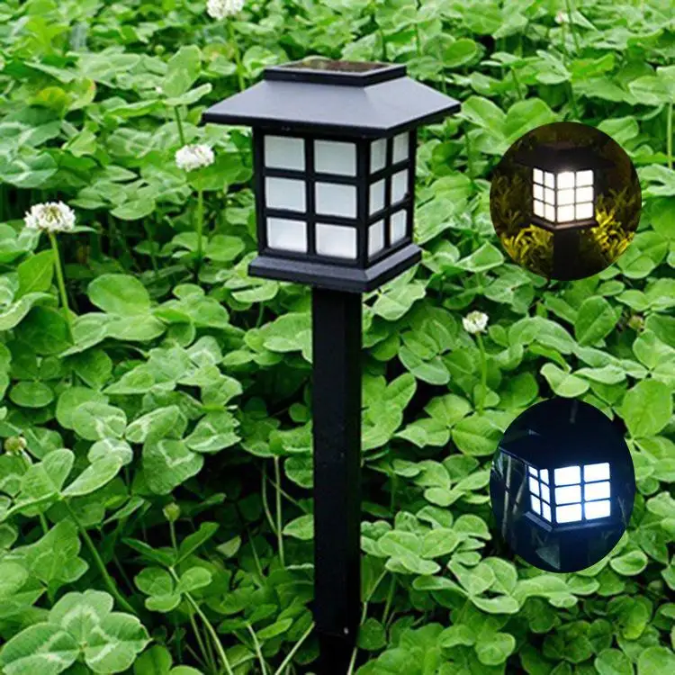 

HobbyLane 2pcs/lot Outdoor House Shape Solar Lawn Lamps for Decoration