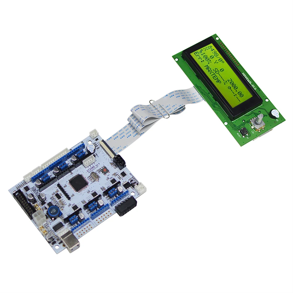 Geeetech GT2560 ReV B & LCD 2004 Набор для MeCreator 2|Детали и аксессуары 3D-принтеров| |