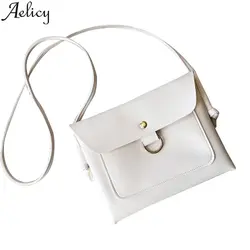 Aelicy Мода 2019 г. для женщин сплошной цвет крышка Crossbody плеча женская сумка сумки курьерские телефон сумка Малый средства ухода за кожей