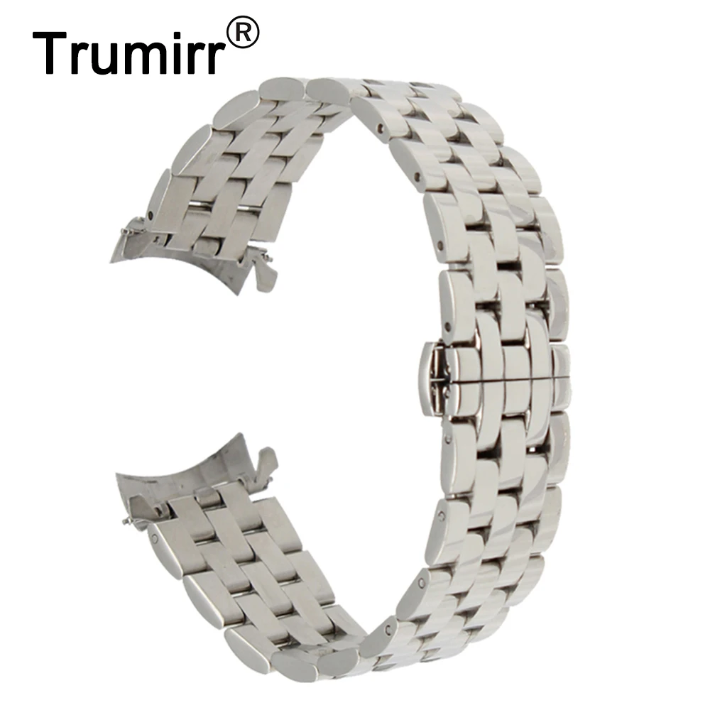 Comprare 18mm 20mm 22mm 24mm Cinturino Dell acciaio inossidabile per Tissot T035 PRC200 T055 T097 Cinturino Farfalla fibbia Della Cinghia Del Braccialetto Del Polso