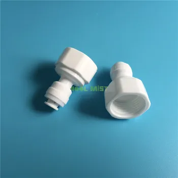 

S076 OD*1/4" Slip Lock 1/2" Thread BSP Female Connector Quick Connect RO Water System Aquarium Fitting for Water Pump