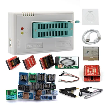 

2019 100% Original V9.0 TL866II Plus Universal minipro programmer TL866 nand flash AVR PIC Bios USB Programmer+28 Adapters