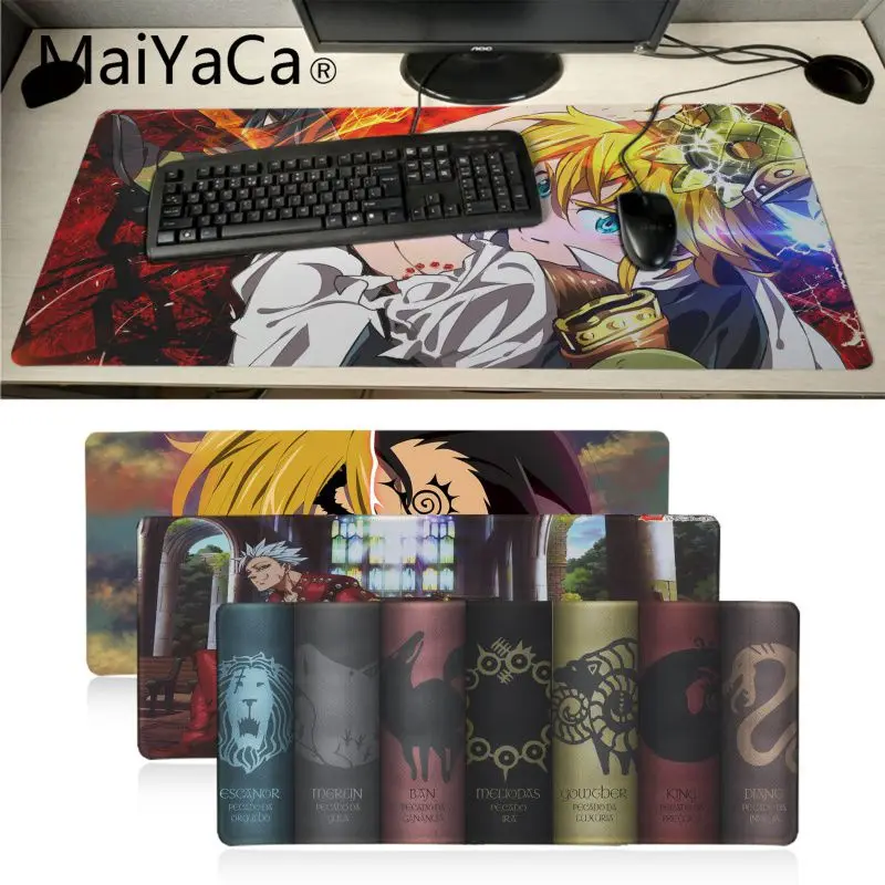 

MaiYaCa Japanese Anime Nanatsu No Taizai Large Mouse pad PC Computer mat Fashion Computer Mousepad Gaming Mouse Mats