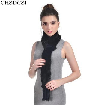 

CHSDCSI New Women Scarves Long Faux Fox Fur Scarf Raccoon Fur Collar Winter Party Unreal Wolf Rabbit Fur Scarves Imitated