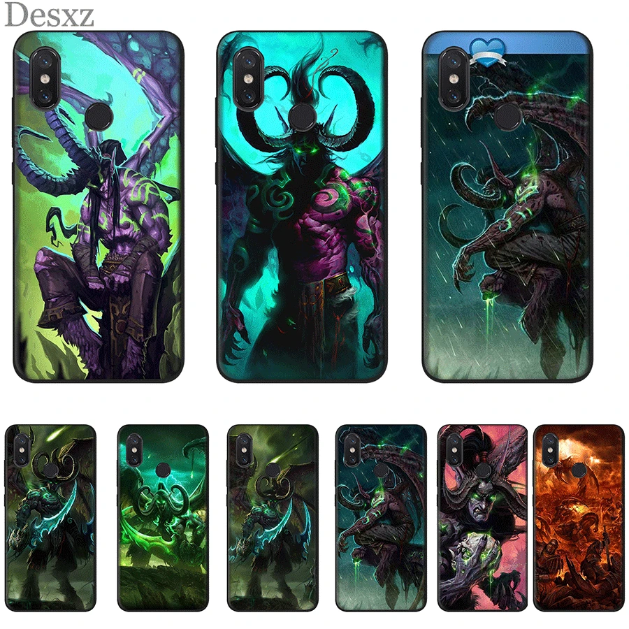 

Desxz Cell Phone Case Silicone For Xiaomi Redmi Note 4 4X 5 6 7 Pro 5A Prime Cover World Of Warcraft Bag Shell