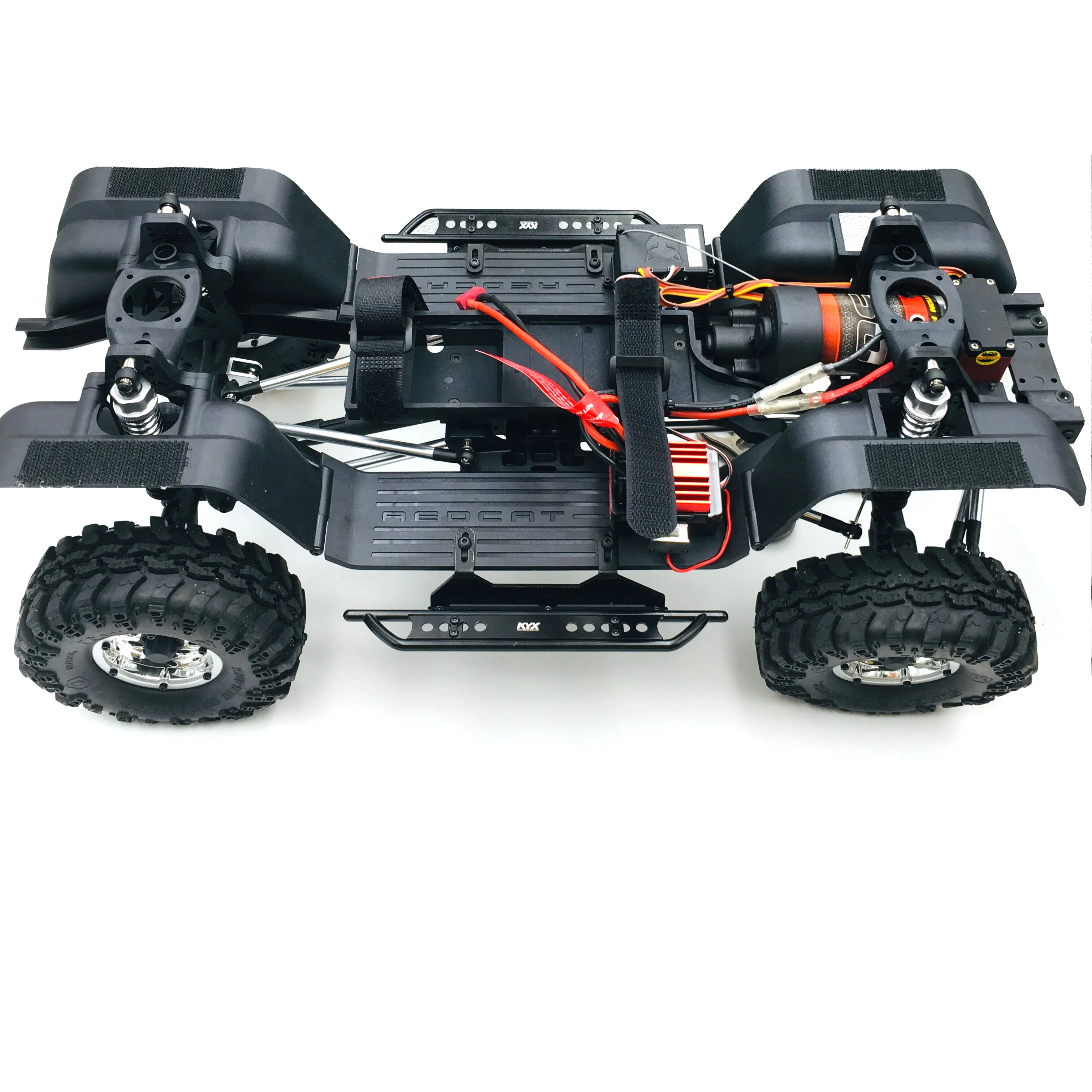 US $22.13 Kyx Racing Side Step Running Boards FootPlate For 110 Rc Crawler Redcat Gen8 Scout Ii Aluminum