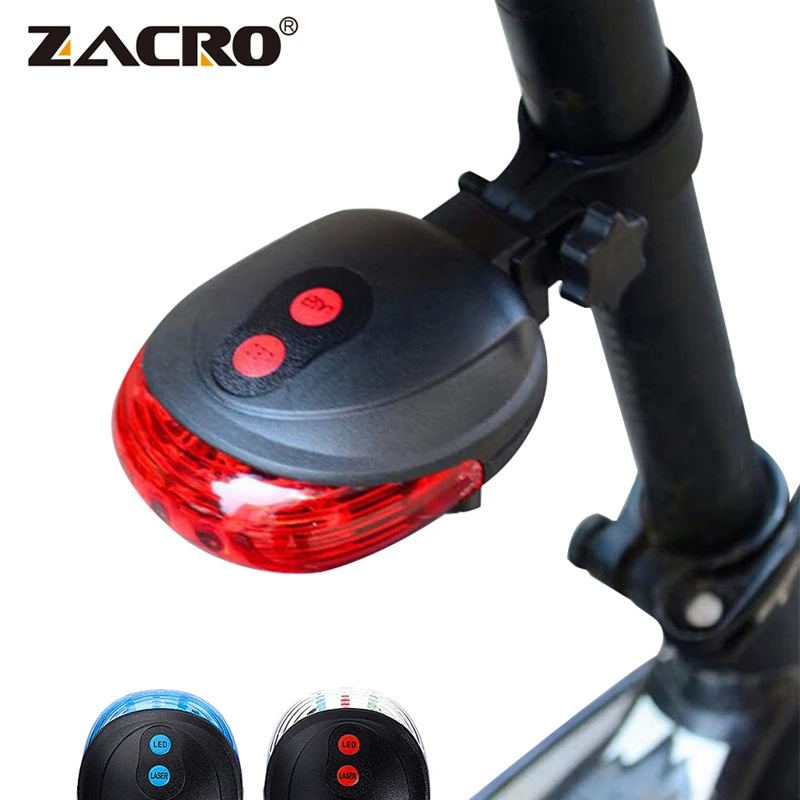 5LED Fashion Head Bicycle Light Lamp Safety Bike Taillight Warning