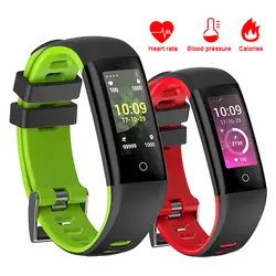 Новый смарт часы браслет Цвет Экран сердечного ритма крови Давление монитор умный браслет спортивные Фитнес отслеживания Bluetooth группа