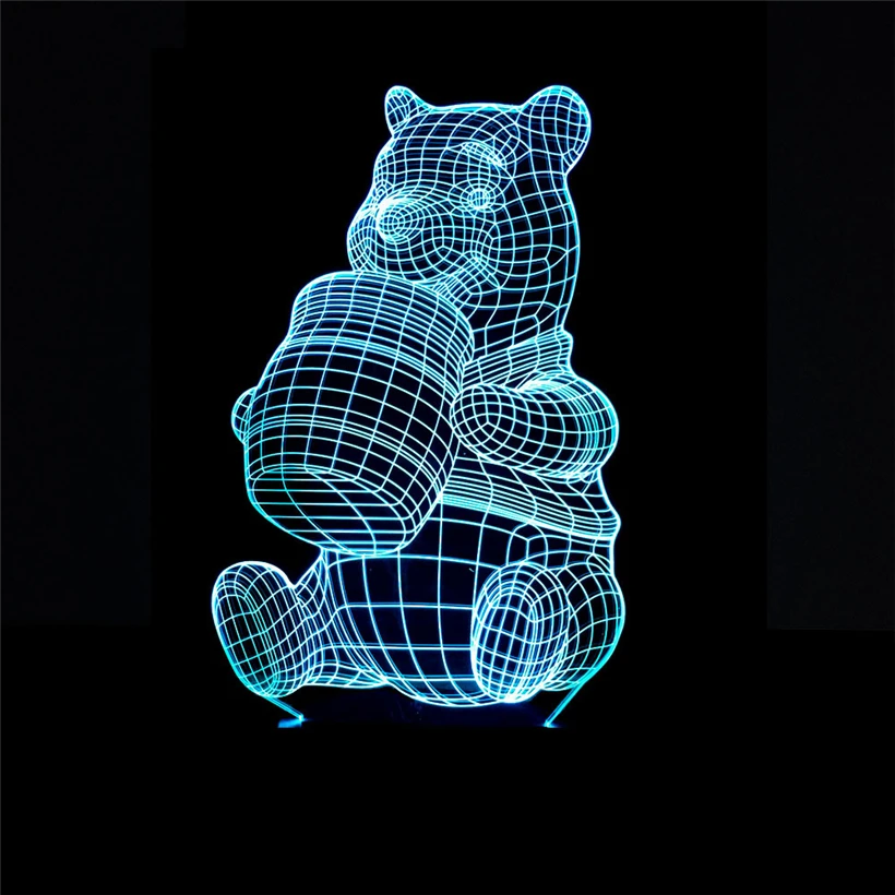 bear 3D night light (9)