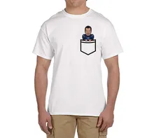 Cool TB12 G.O.A.T. Caricature Fauxket (Faux Pocket) Tee t shirts Mens Number 12 Funny T-shirts for Patriots fans 0214-1