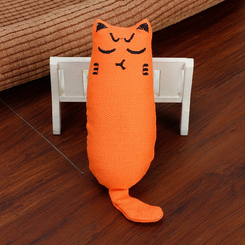 

Creative Cute Pillow Scratch Crazy Cat Catnip Toy Teeth Grinding Bite resistance Toys plush cat jenga game cat toys interactive