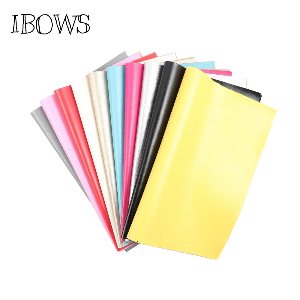 22CM*30CM Soft Leather Fabric Multi Colors Available Sewing Artificial Synthetic Pu For DIY Bag ...