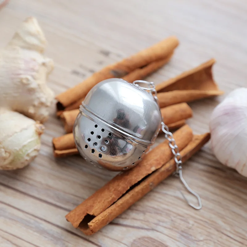 

Stainless Steel Tea Infuser Ball Shape Spice Tea Strainer Herbal Filter Teaware Accessories Kitchen Tools Tea Filter