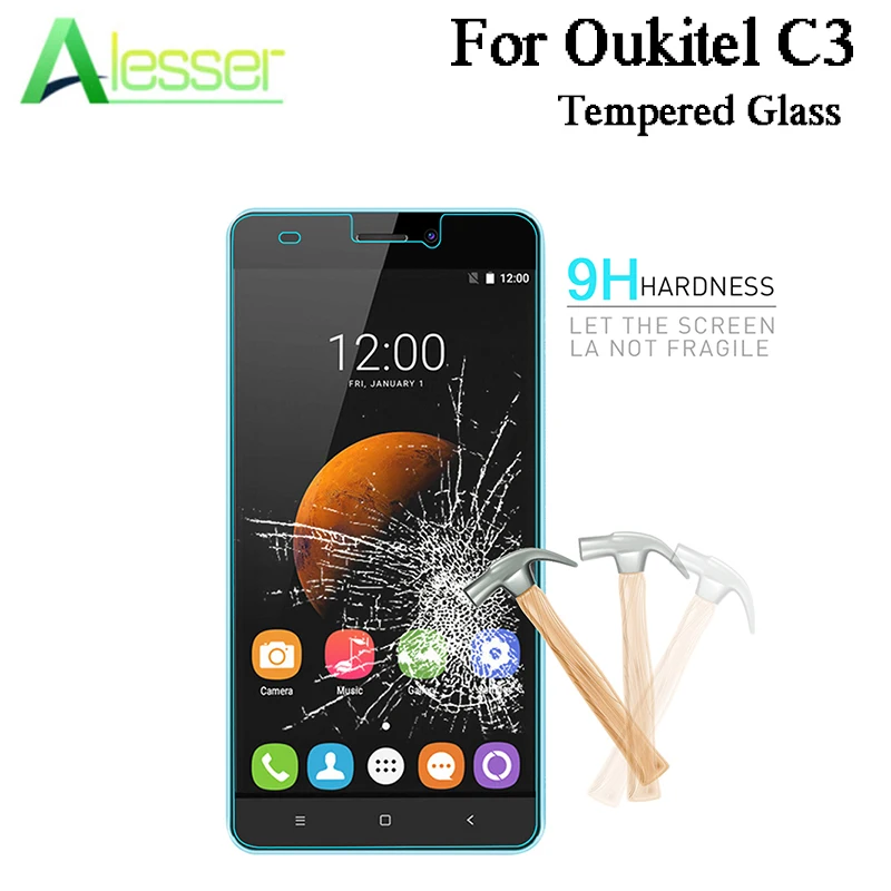 

Alesser For Oukitel K7000 Tempered Glass Film Screen Protector Anti-shatter Film Replacement Phone Accessories For Oukitel K7000