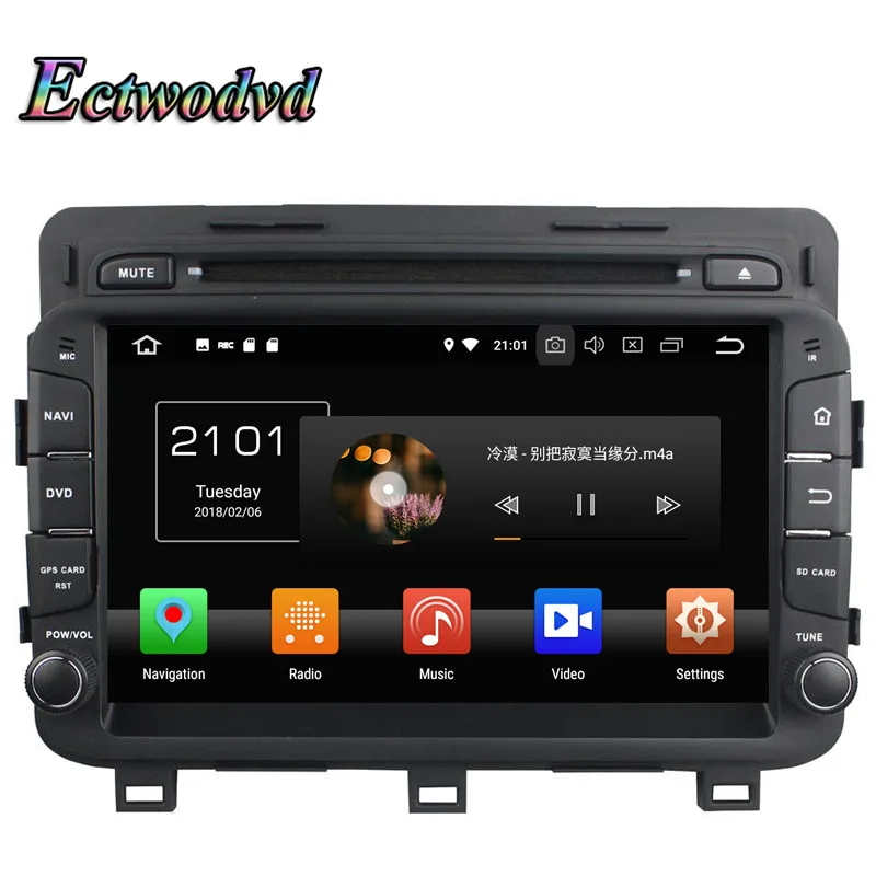 Flash Deal Ectwodvd Octa Core 4G RAM 64G ROM Android 9.0 Car Multimedia DVD Player GPS HeadUnit For Kia K5/Optima 2014 5