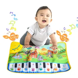 2018 Ферма Животных Музыка ковер дети ребенок детский игровой коврик играть весело коврик-фортепиано игрушка JUL17_30
