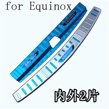 

High quality stainless steel Rear Bumper Protector Sill Trunk Tread Plate Trim for Chevrolet Equinox 2017-2018 Auto parts