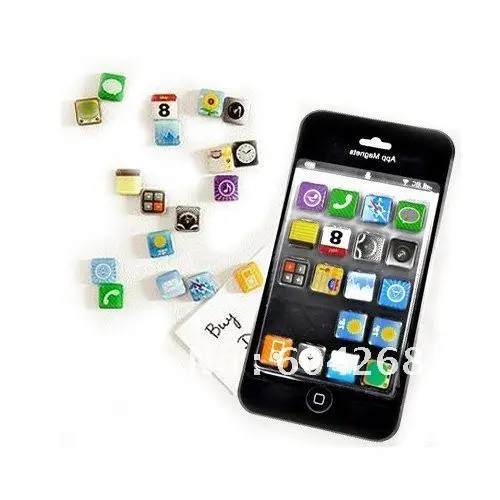 18 шт./компл. iPhone 4 app магнит на холодильник/украшение дома новые товары и