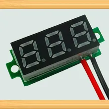 Миниатюрный 0,28-дюймовый двухпроводный цифровой/3,5-30 в прецизионный переменное количество весомых/Цифровой вольтметр