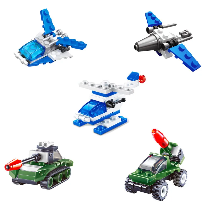 Mini Military vehicle Serie Building Blocks Brinquedo Menina Toys Compatible with Legoed Friend Army DIY brick Kids Educational 