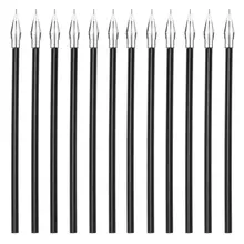 12 шт. Алмазная головка заправки роликовый шар гелевая ручка повторная заливка канцелярские принадлежности(черный