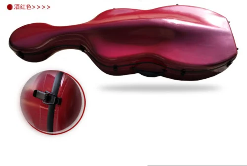 Nice red color carbon fiber cello case 4/4.strong light in weight | Спорт и развлечения