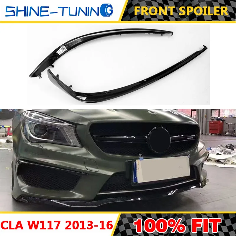 Подходит для CLA220 CLA200 CLA180 W117 CLA260 250 CLA45 CLA45 передний спойлер предварительно 14-16