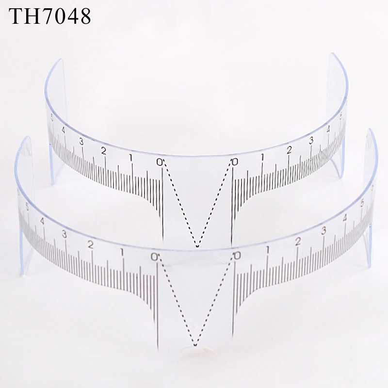 5 шт., трафареты для бровей, пластиковая линейка, измерительный знак, набор инструментов, аксессуары для перманентного макияжа, микроблейдинг, тату для бровей, косметика