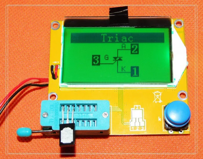 

Green LCR T4 ESR Transistor Tester 1Pc Capacitance with Backlight One-Button Board Measuring 1x Meter 20nA LCD New