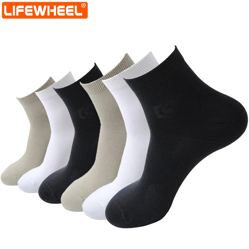 Мужские носки LifeWheel деловые дышащие с защитой от влаги повседневные хлопковые 6