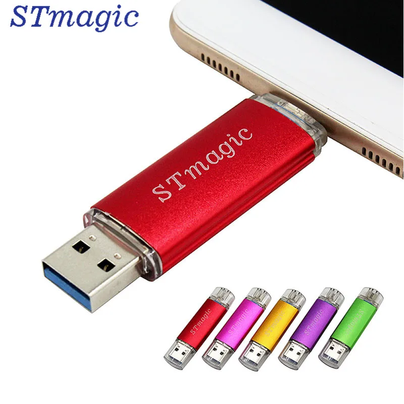 STmagic 11 цветов флэш-накопитель USB OTG 4 gb 8 16 32 ГБ диск флешки Эндрюс usb3.0 мода подарок |