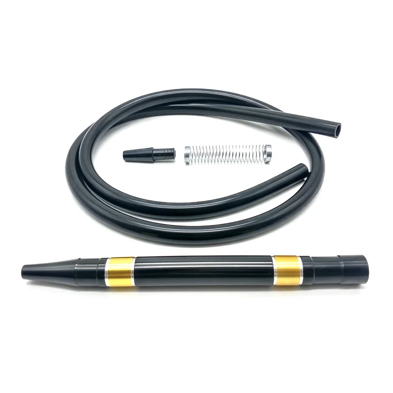 Hookah Shishia Aluminium Alloy Pipe Silicone Hose With Spring 1.8m For Hookahs Narguile Accessories For Man Woman hookah accessories