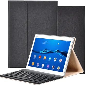 

Russian Detachable Wireless Bluetooth Keyboard Stand PU Leather Cover Funda Case For Huawei MediaPad M3 Lite 10 BAH-W09 BAH-AL00